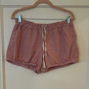 Casual Striped Athletic Shorts for Women